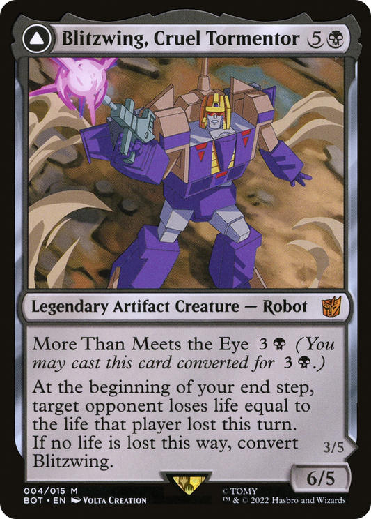 Blitzwing, Cruel Tormentor // Blitzwing, Adaptive Assailant [Transformers] Foil