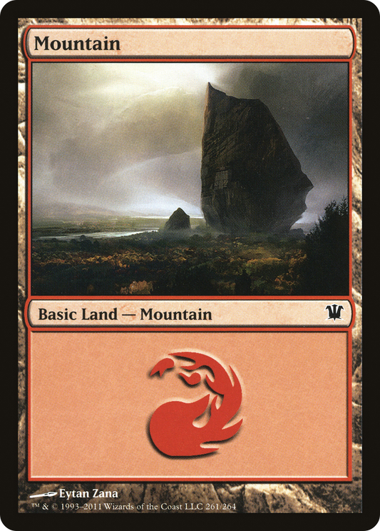 Mountain (261) [Innistrad] Foil