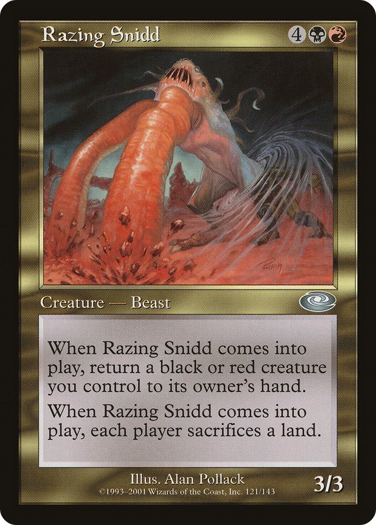 Razing Snidd [Planeshift] Foil