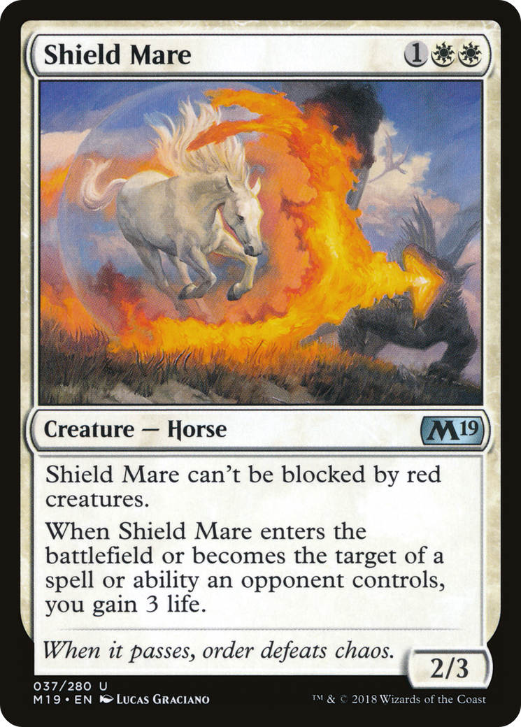 Shield Mare (037) Foil - Core Set 2019