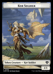 Spirit (0010) // Kor Soldier Double-Sided Token [Commander Masters Tokens] | Silver Goblin