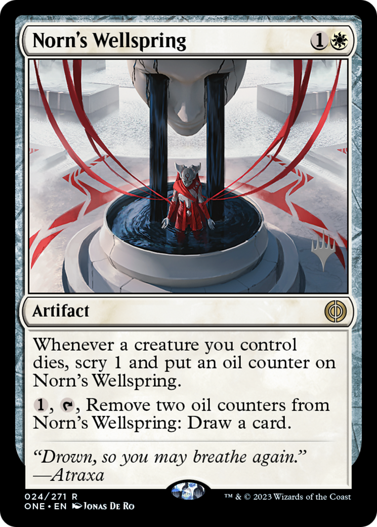 Norn's Wellspring (Promo Pack) [Phyrexia: All Will Be One Promos] | Silver Goblin