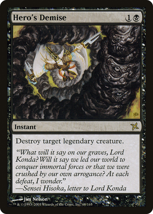 Hero's Demise [Betrayers of Kamigawa] Foil
