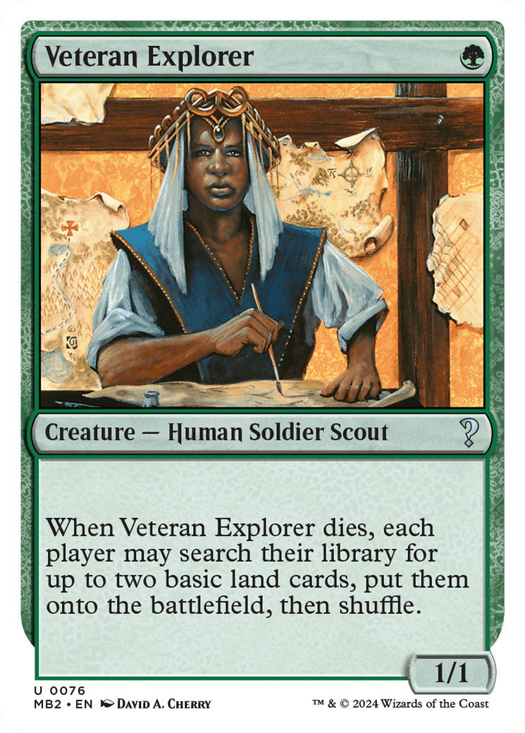 Veteran Explorer (White Border) [Mystery Booster 2] | Silver Goblin