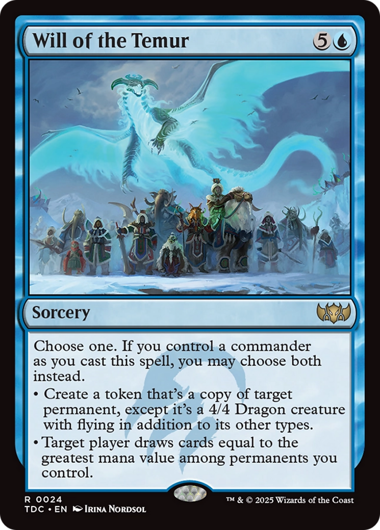 Will of the Temur (024) - Commander: Tarkir: Dragonstorm