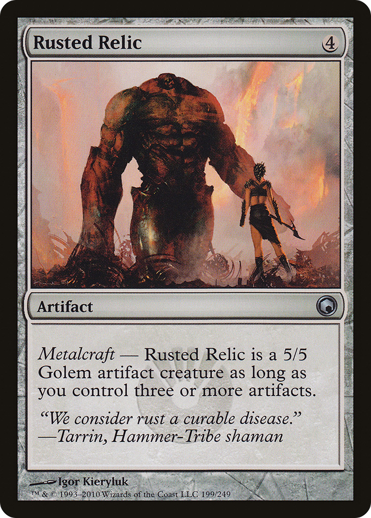 Rusted Relic [Scars of Mirrodin] Foil