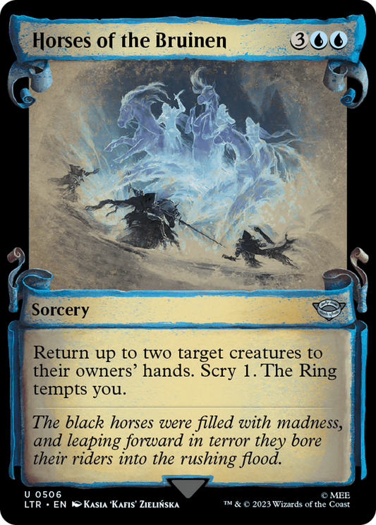 Horses of the Bruinen [The Lord of the Rings: Tales of Middle-Earth Showcase Scrolls] Foil