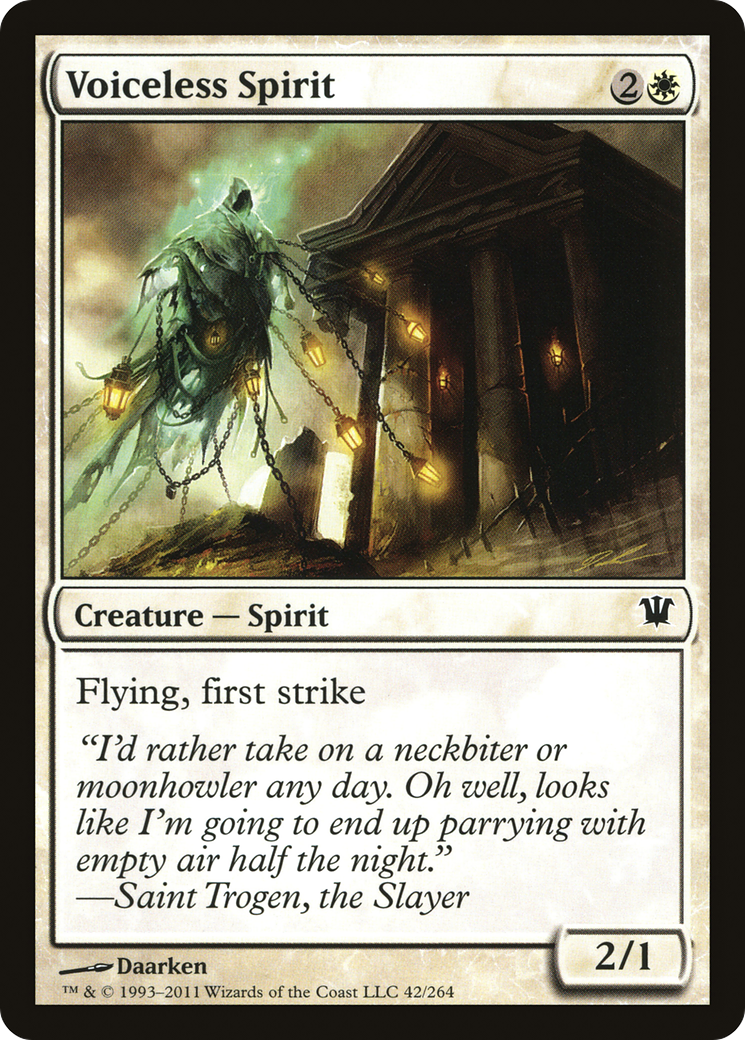 Voiceless Spirit [Innistrad] | Silver Goblin