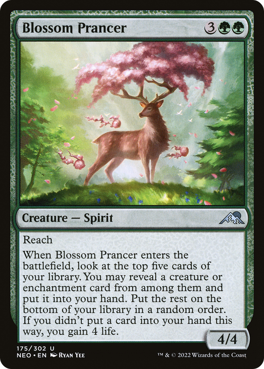 Blossom Prancer [Kamigawa: Neon Dynasty] Foil