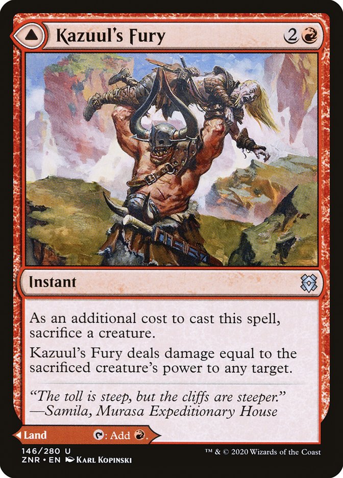 Kazuul's Fury (146) Foil - Zendikar Rising