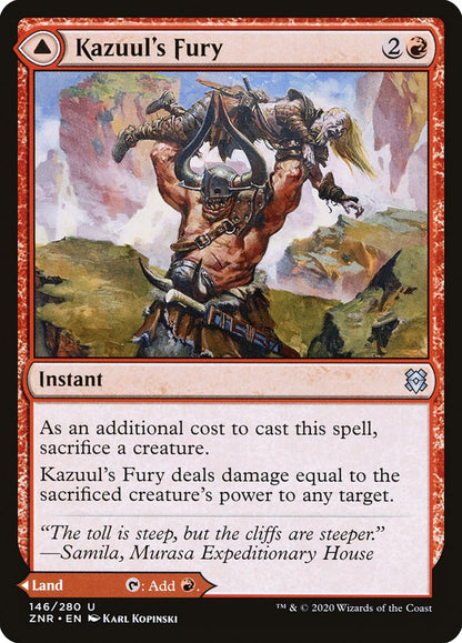 Kazuul's Fury (146) Foil - Zendikar Rising