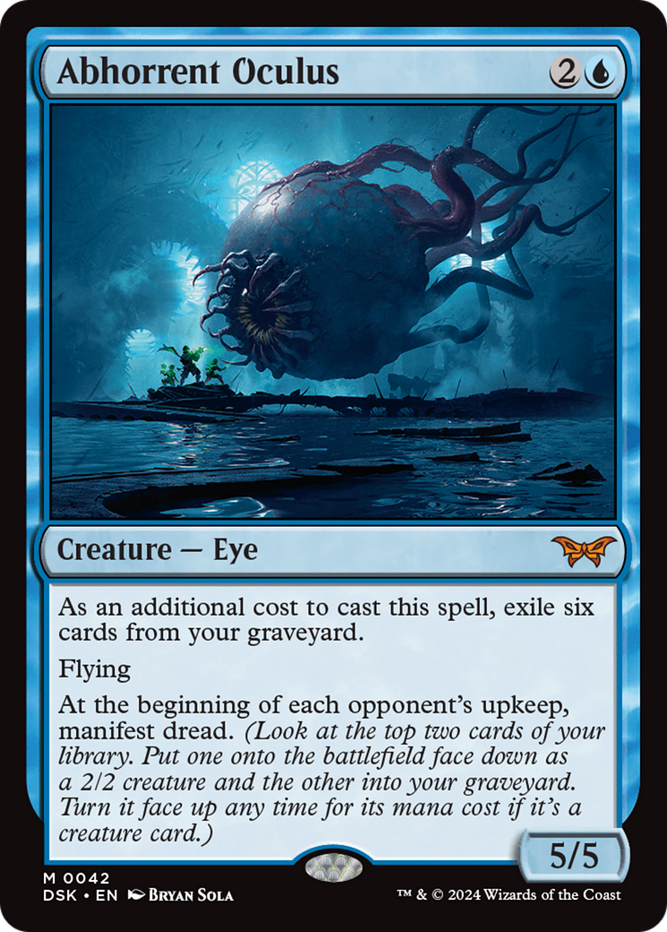 Abhorrent Oculus [Duskmourn: House of Horror] Foil