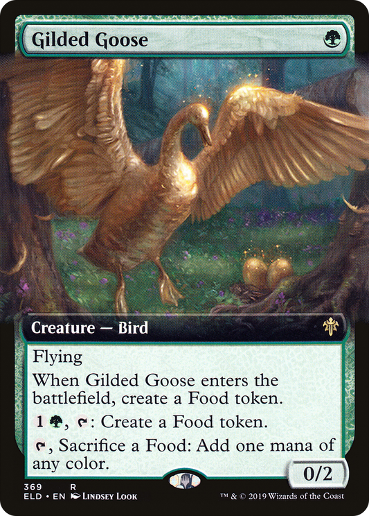 Gilded Goose (Extended Art) [Throne of Eldraine] Foil