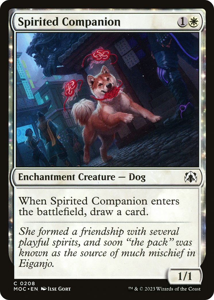 Spirited Companion [March of the Machine Commander] | Silver Goblin