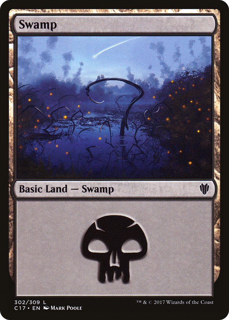 Swamp (302) [Commander 2017] | Silver Goblin