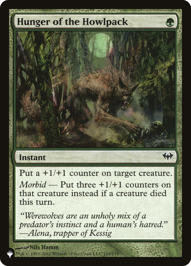 Hunger of the Howlpack [The List Reprints] | Silver Goblin