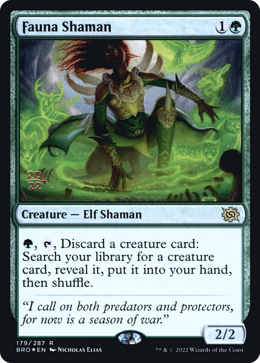 Fauna Shaman [The Brothers' War Prerelease Promos]
