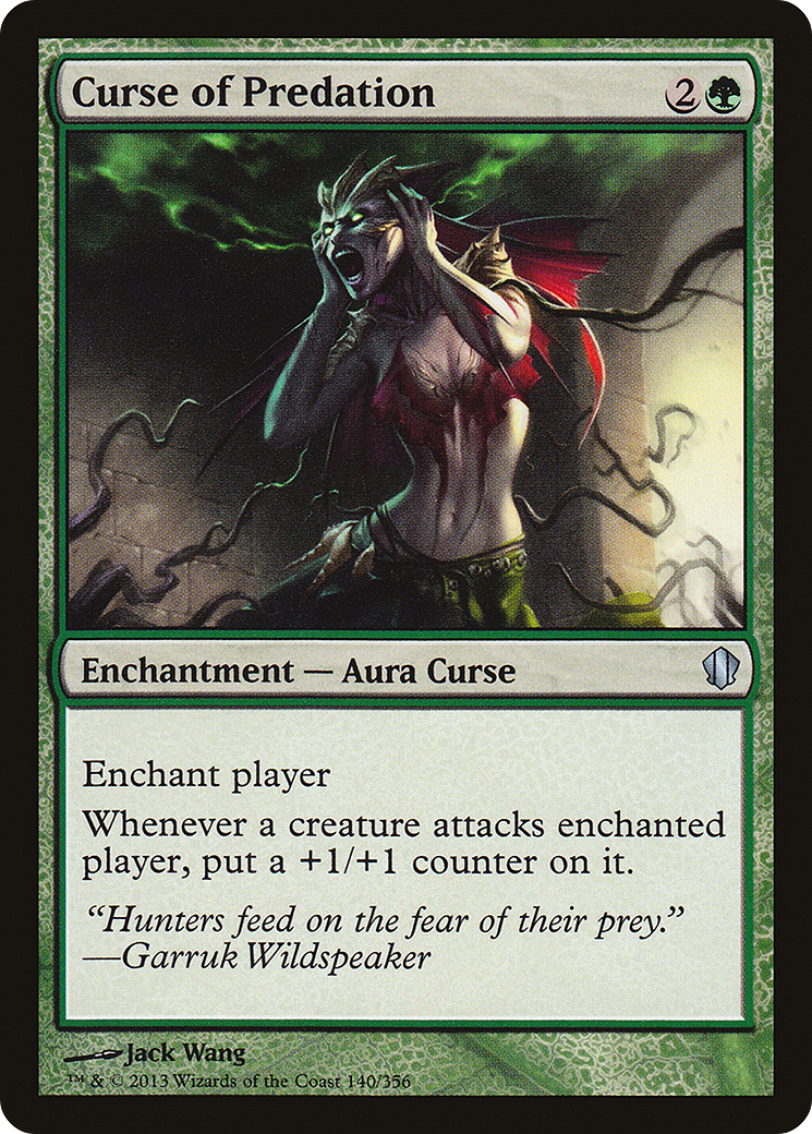 Curse of Predation [Commander 2013] | Silver Goblin