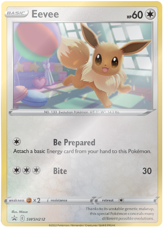 Eevee (SWSH212) [Sword & Shield: Black Star Promos] | Silver Goblin