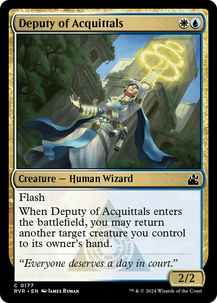Deputy of Acquittals [Ravnica Remastered] Foil