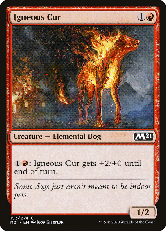 Igneous Cur [Core Set 2021] Foil