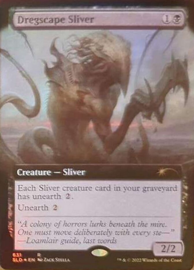 Dregscape Sliver (Extended Art) [Secret Lair Drop Promos] | Silver Goblin