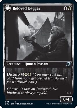 Beloved Beggar // Generous Soul [Innistrad: Double Feature] Foil