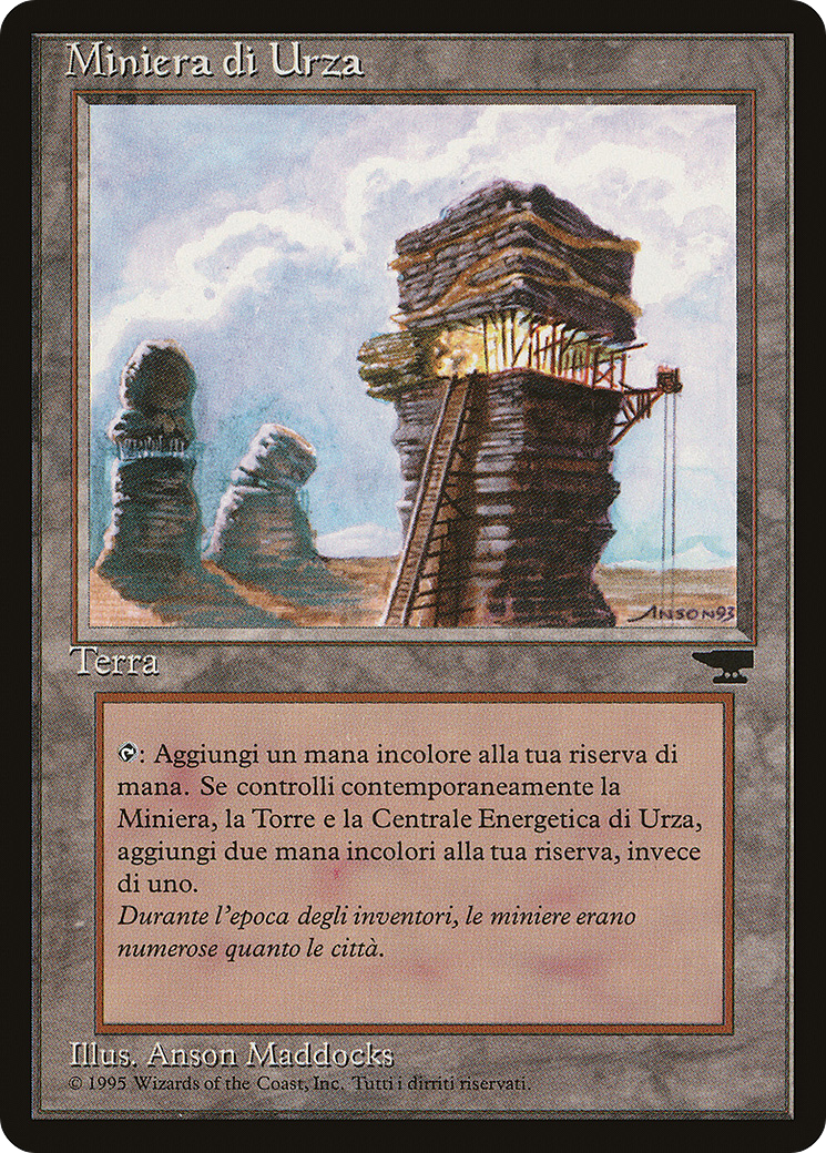 Urza's Mine (Clawed Sphere) (Italian) - "Miniera di Urza" [Rinascimento] | Silver Goblin