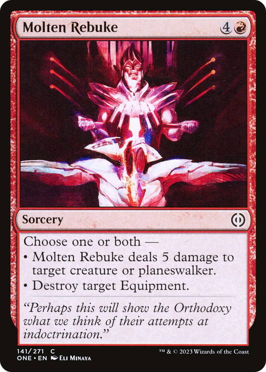 Molten Rebuke [Phyrexia: All Will Be One] Foil