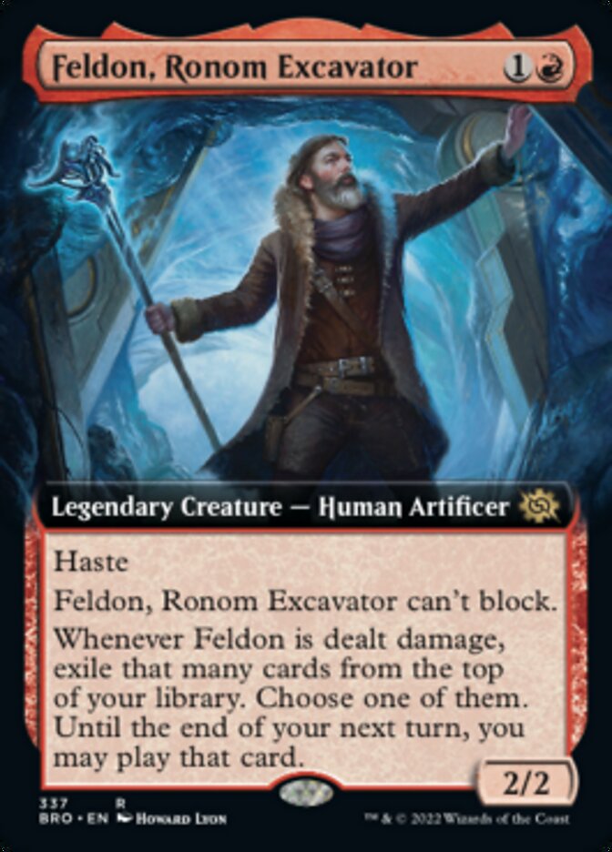 Feldon, Ronom Excavator (Extended Art) [The Brothers' War] | Silver Goblin