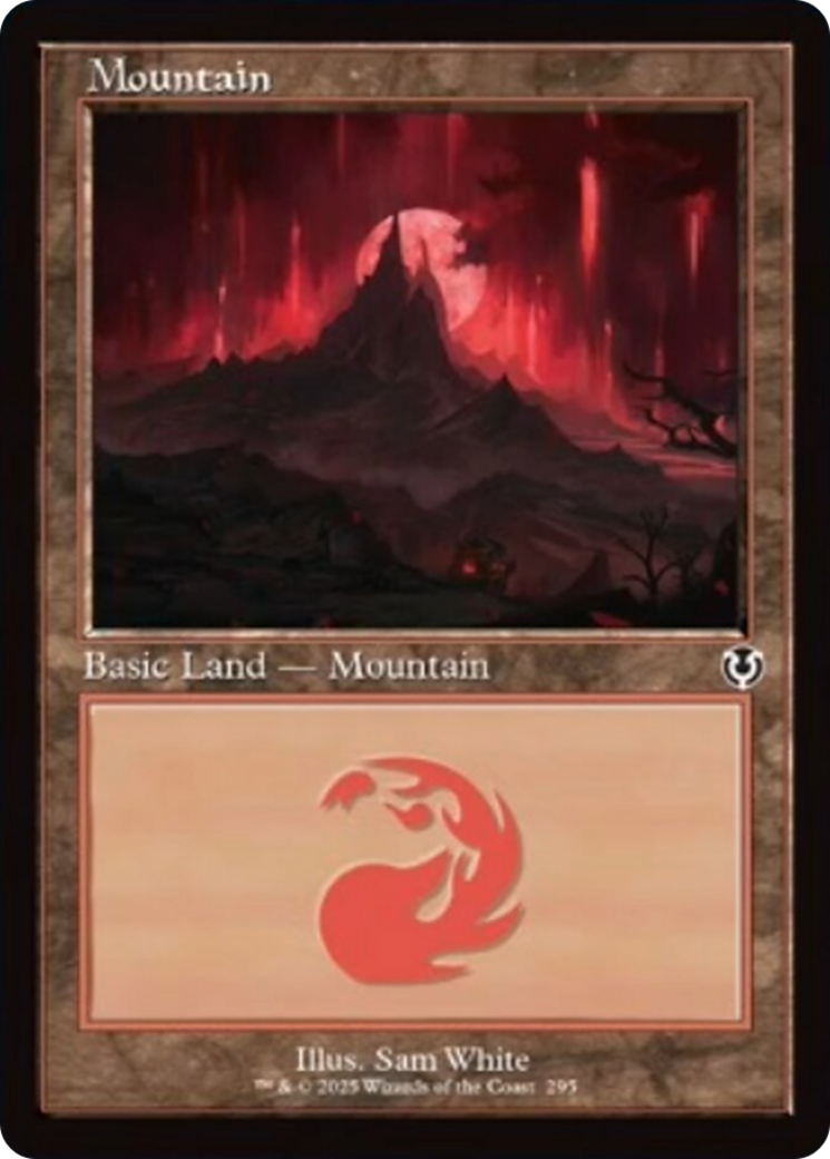 Mountain (295) (Retro Frame) [Innistrad Remastered] | Silver Goblin