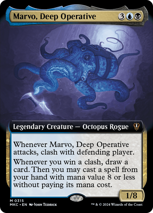 Marvo, Deep Operative (Extended Art) [Murders at Karlov Manor Commander] Foil