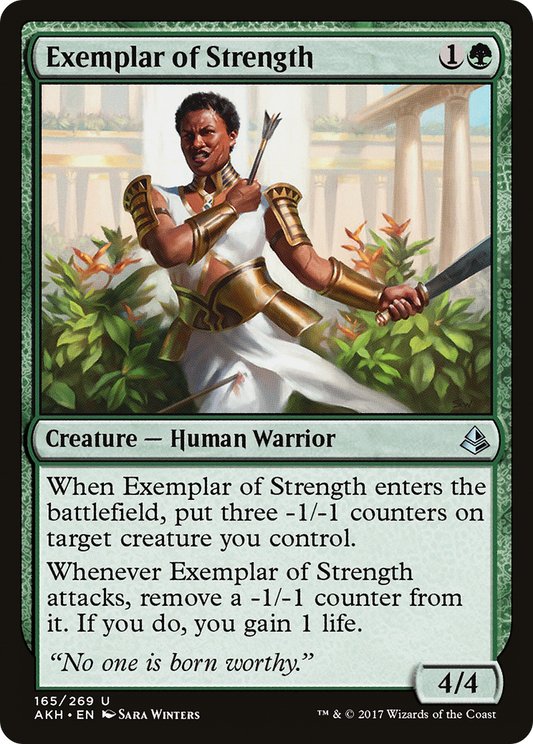 Exemplar of Strength [Amonkhet] Foil
