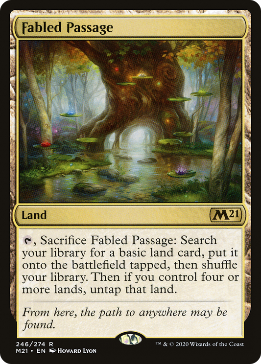 Fabled Passage [Core Set 2021] Foil