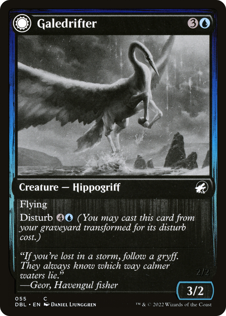 Galedrifter // Waildrifter [Innistrad: Double Feature] Foil