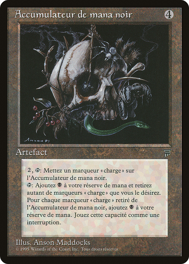 Black Mana Battery (French) - "Accumulateur de mana noir" [Renaissance] | Silver Goblin