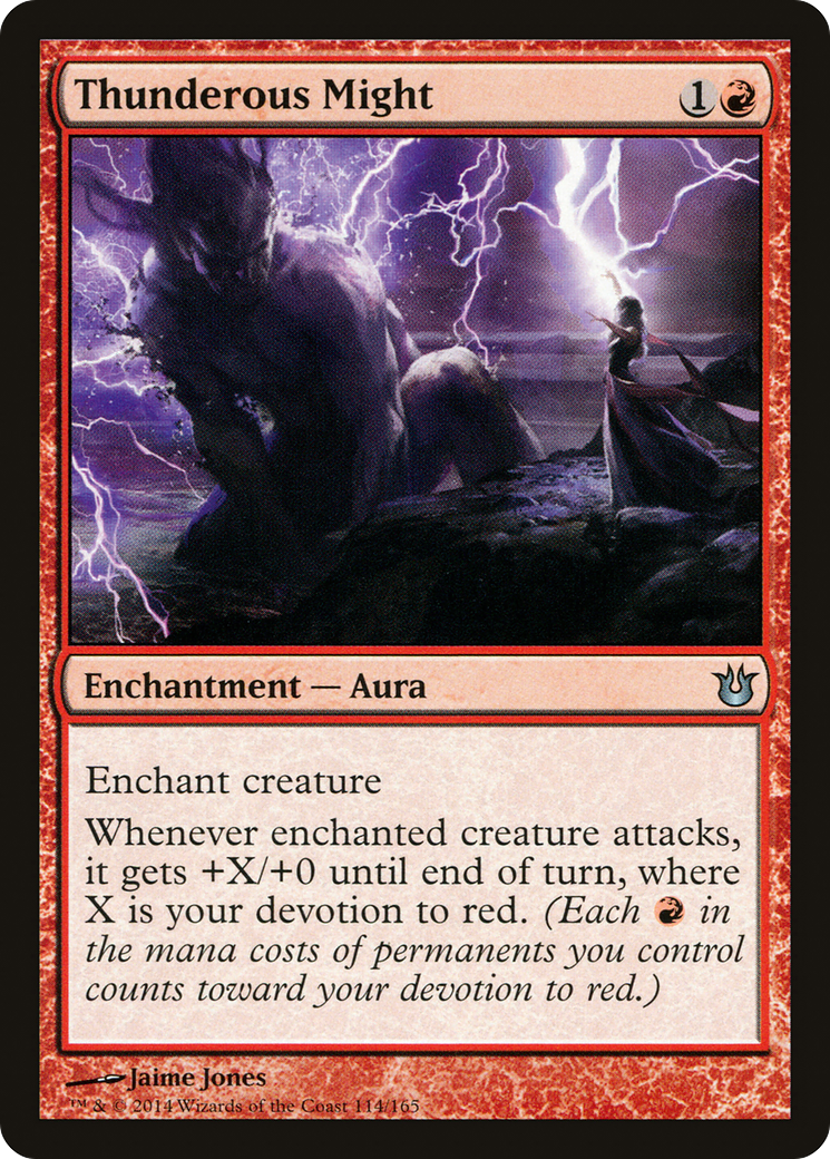 Thunderous Might [Born of the Gods] Foil