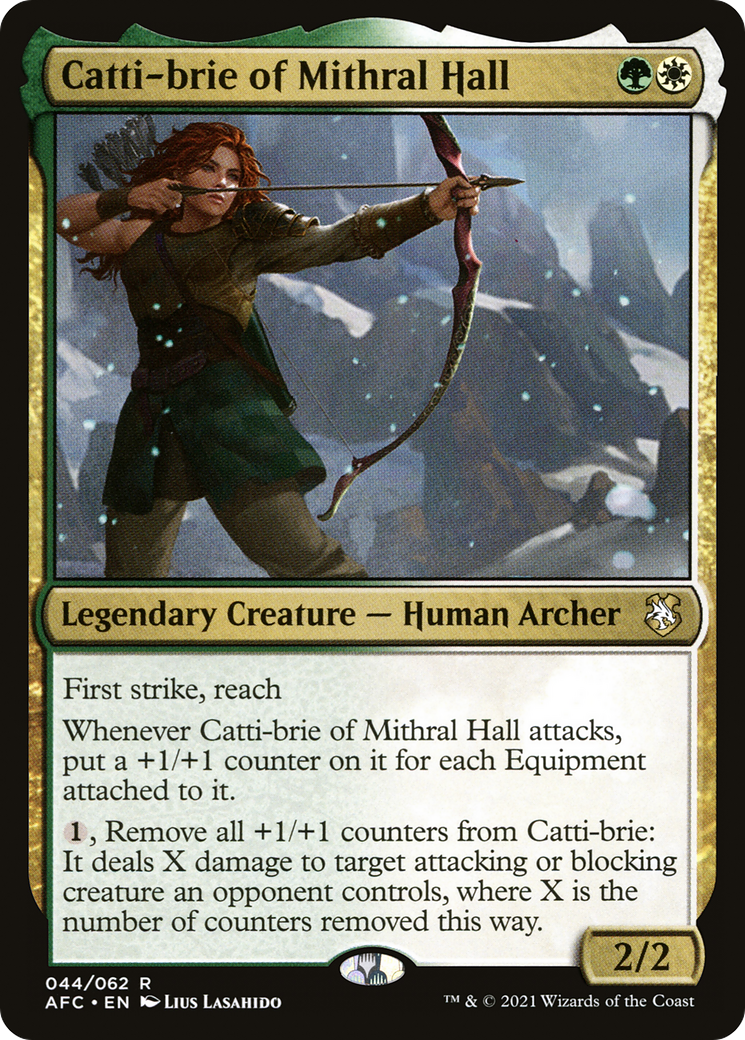 Catti-brie of Mithral Hall [Dungeons & Dragons: Adventures in the Forgotten Realms Commander]