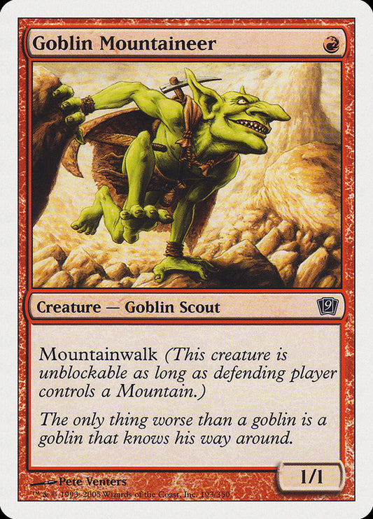 Goblin Mountaineer [Ninth Edition] Foil
