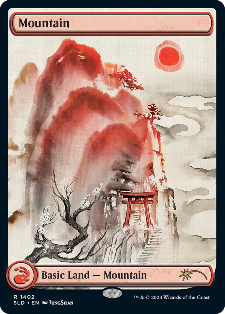 Mountain (1402) [Secret Lair Drop Series] Foil