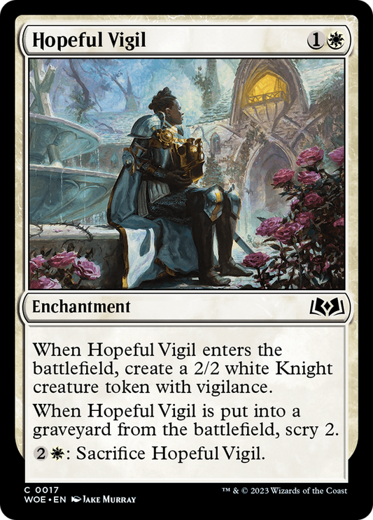 Hopeful Vigil [Wilds of Eldraine] Foil