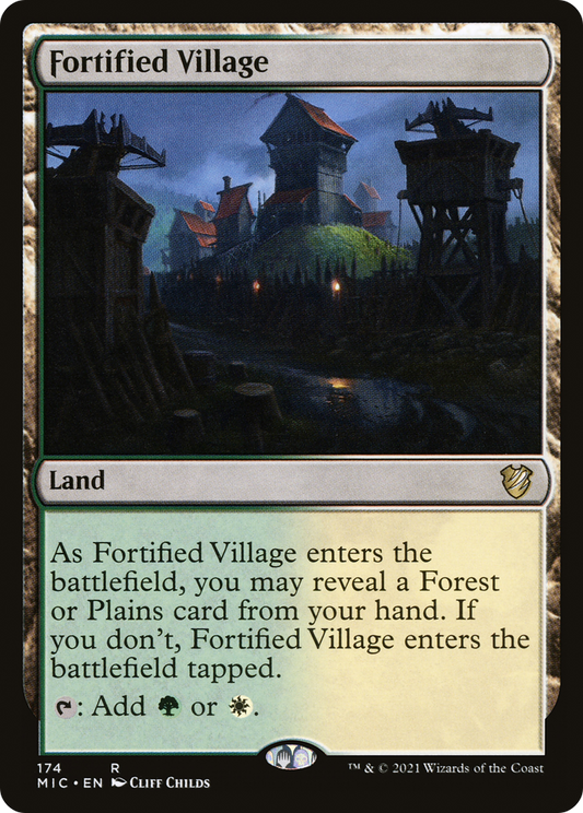 Fortified Village [Innistrad: Midnight Hunt Commander]