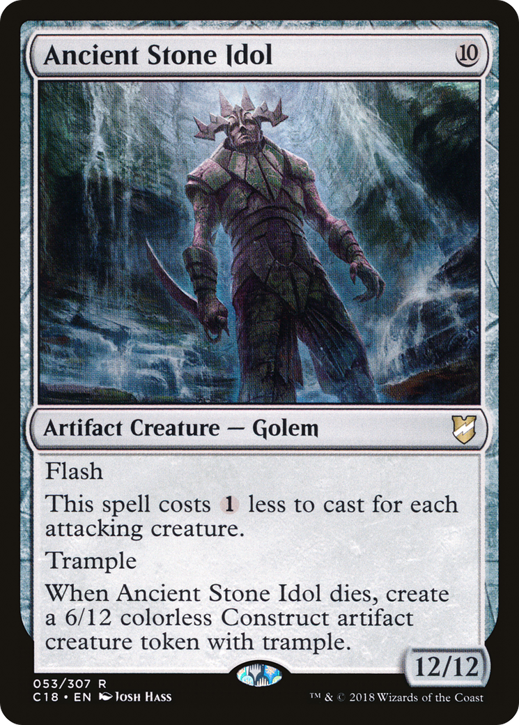 Ancient Stone Idol [Commander 2018] | Silver Goblin