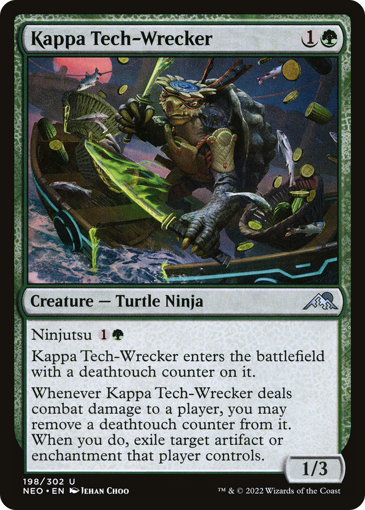 Kappa Tech-Wrecker (198) Foil - Kamigawa: Neon Dynasty