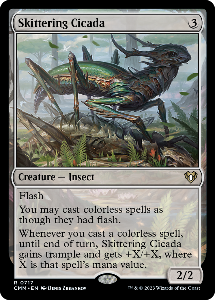 Skittering Cicada [Commander Masters]