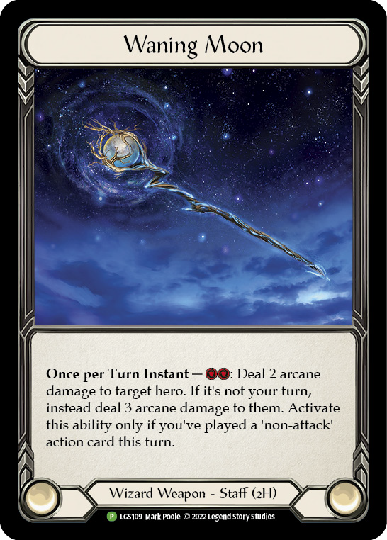 Waning Moon [LGS109] (Promo)  Cold Foil | Silver Goblin