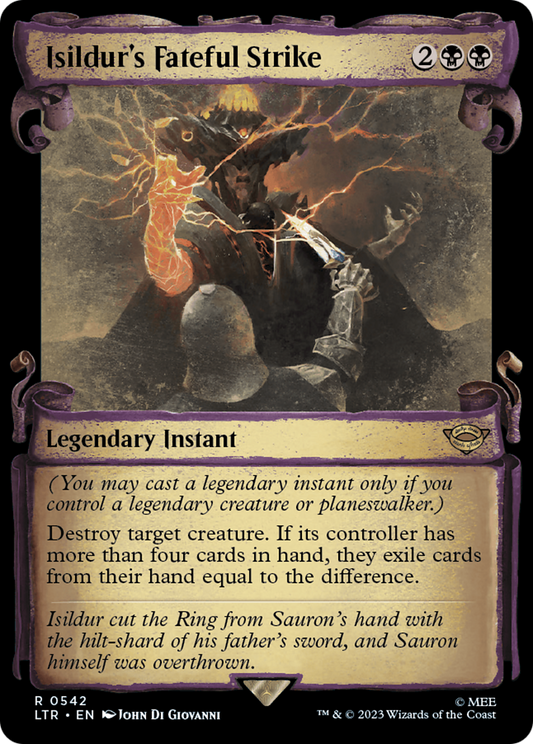 Isildur's Fateful Strike [The Lord of the Rings: Tales of Middle-Earth Showcase Scrolls] Foil