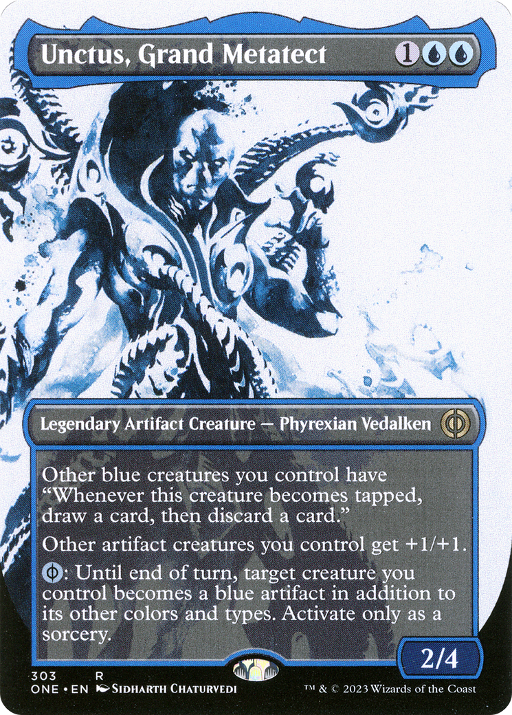 Unctus, Grand Metatect (Borderless Ichor) [Phyrexia: All Will Be One] Foil