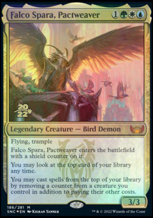 Falco Spara, Pactweaver [Streets of New Capenna Prerelease Promos] | Silver Goblin