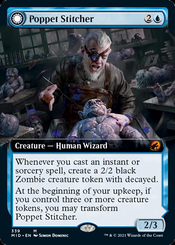 Poppet Stitcher // Poppet Factory (Extended Art) [Innistrad: Midnight Hunt] Foil